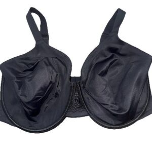 Vanity Fair 38DDD Beauty Back Full Figure Back Smoothing Minimizer Bra‎ Black
